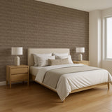 Veer Decor Weathered Slate Brown Wallpaper