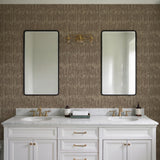 Veer Decor Weathered Slate Brown Wallpaper
