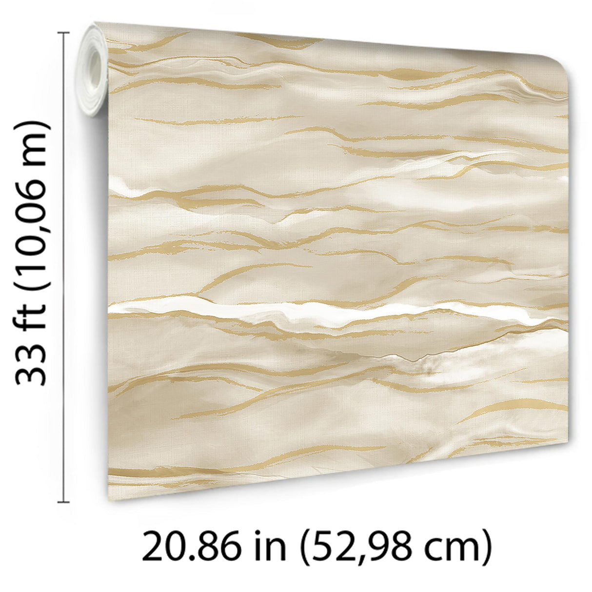 Veer Decor Desert Sands Gold Wallpaper