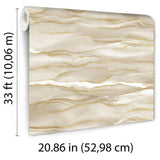 Veer Decor Desert Sands Gold Wallpaper