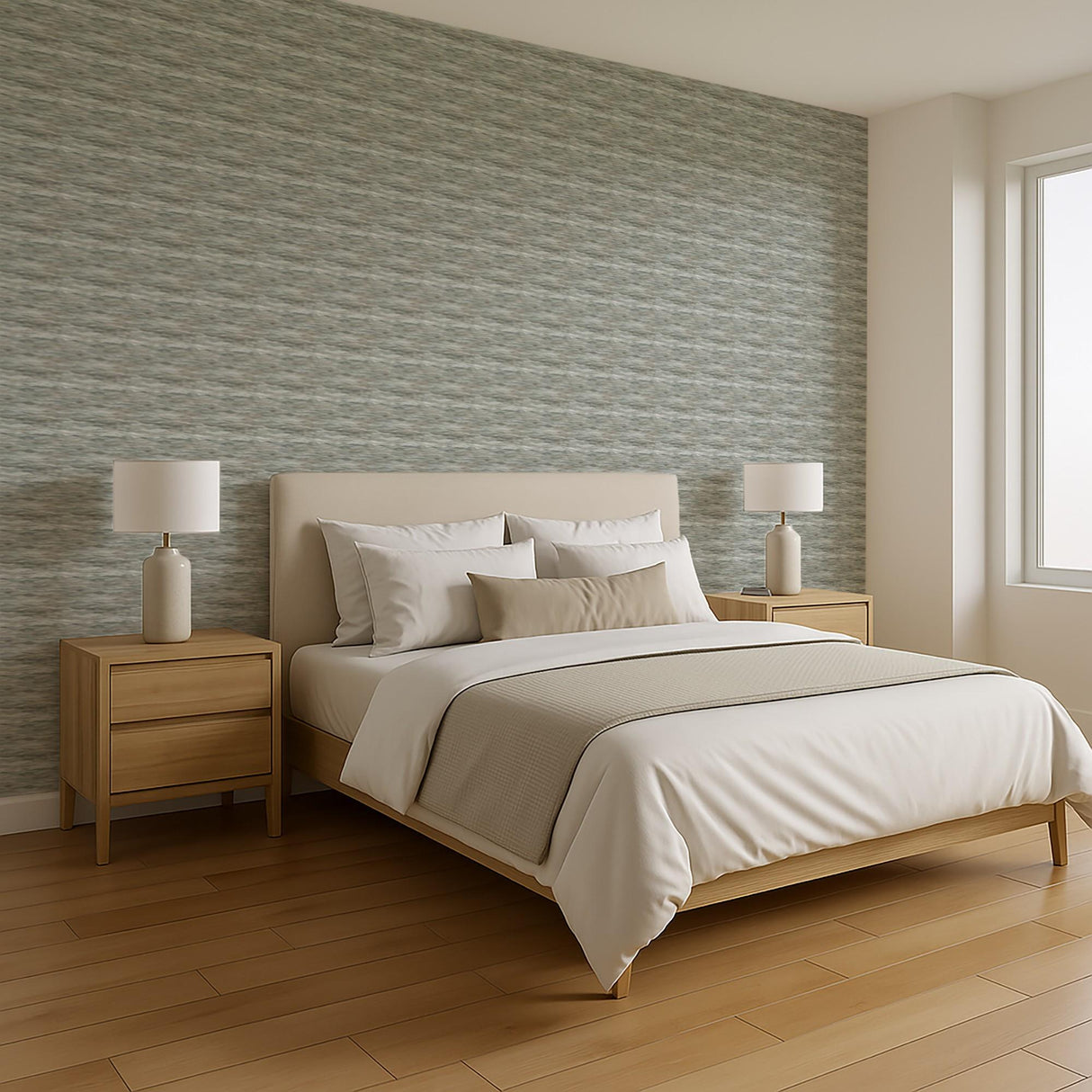 Veer Decor Desert Sands Green Wallpaper