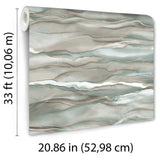 Veer Decor Desert Sands Green Wallpaper