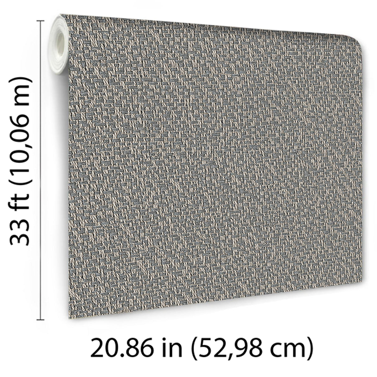 Veer Decor Santa Fe Weave Texture Gold Wallpaper