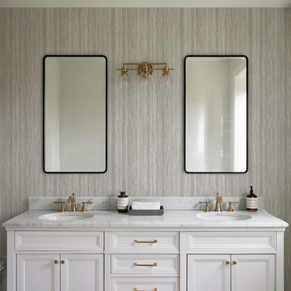 Veer Decor Glimmer Wood Grey Wallpaper