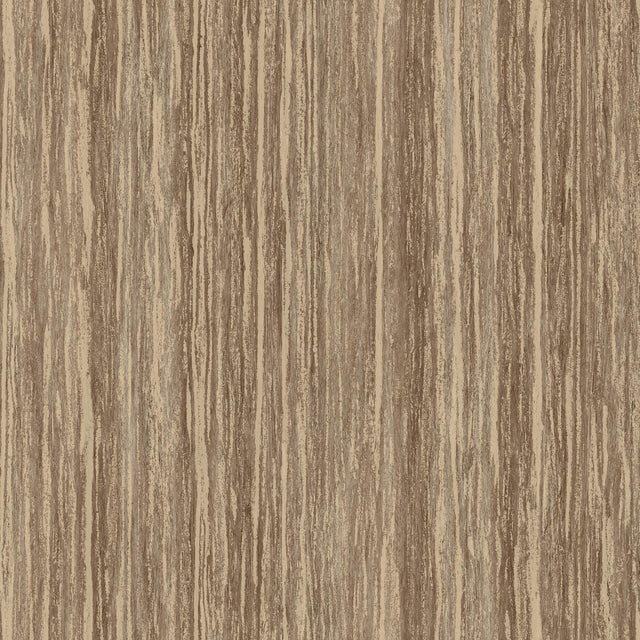 Veer Decor Glimmer Wood Brown Wallpaper