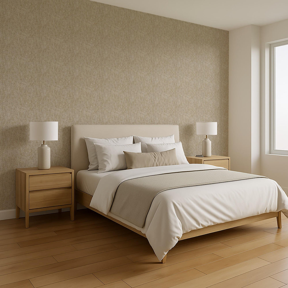 Veer Decor Santa Fe Concrete Lux Gold Wallpaper