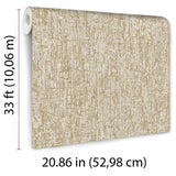 Veer Decor Santa Fe Concrete Lux Gold Wallpaper