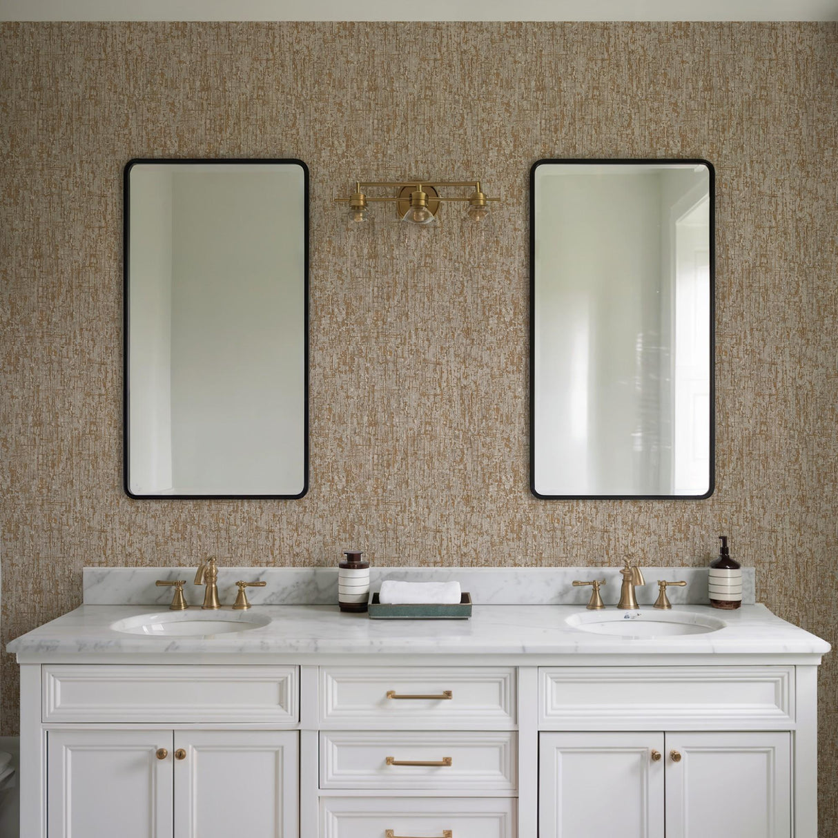 Veer Decor Santa Fe Concrete Lux Brown Wallpaper