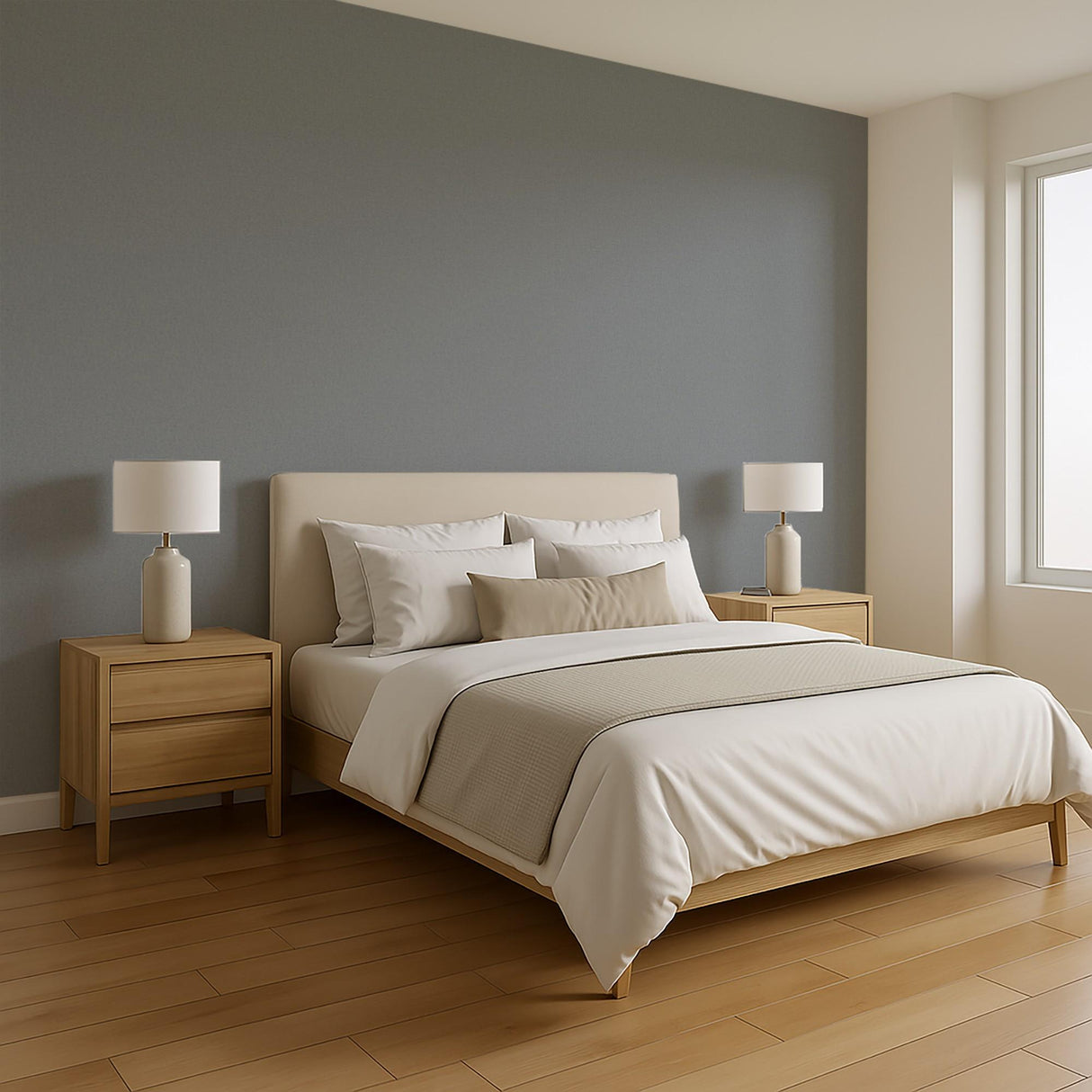Veer Decor Bespoke Weave Blue Wallpaper