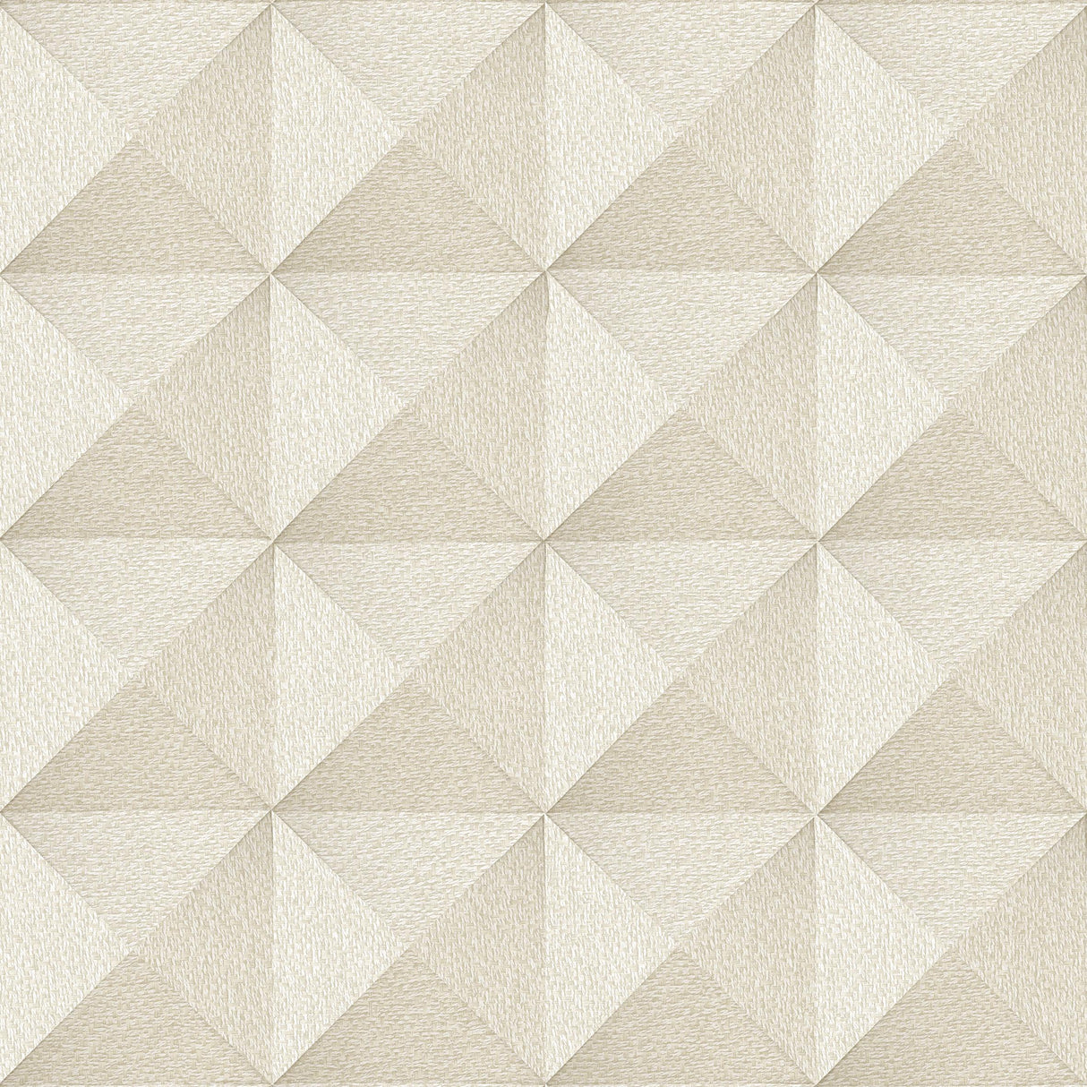 Veer Decor Woven Prism Cream Wallpaper