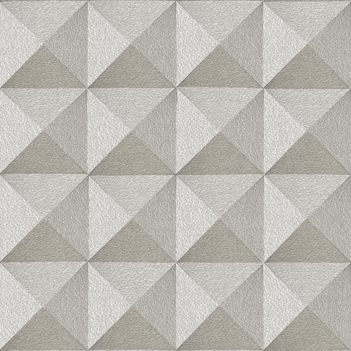 Veer Decor Woven Prism Taupe Wallpaper