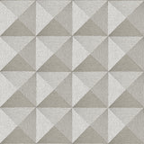 Veer Decor Woven Prism Taupe Wallpaper