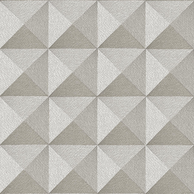 Veer Decor Woven Prism Taupe Wallpaper