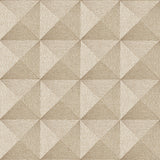 Veer Decor Woven Prism Beige Wallpaper