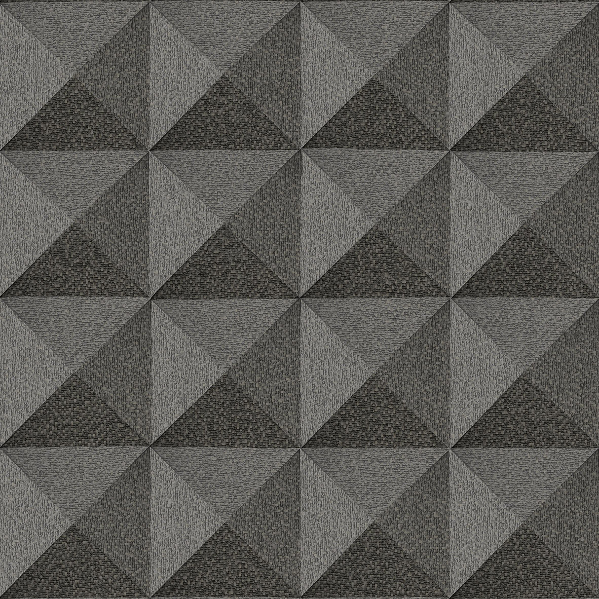 Veer Decor Woven Prism Black Wallpaper