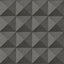 Veer Decor Woven Prism Black Wallpaper