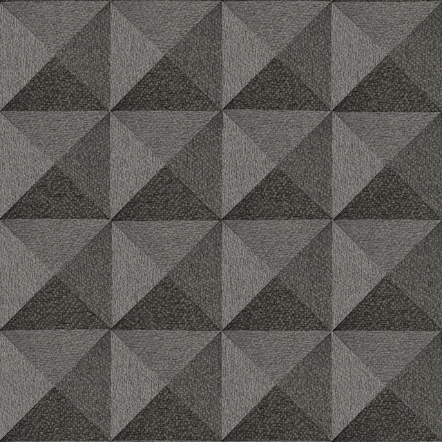 Veer Decor Woven Prism Black Wallpaper