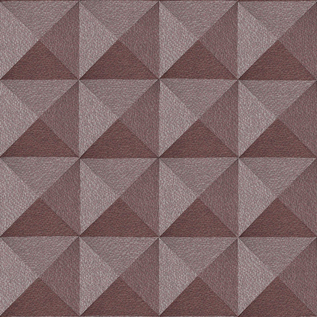 Veer Decor Woven Prism Red Wallpaper