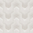Veer Decor Embroidered Polygonal Dream White Wallpaper