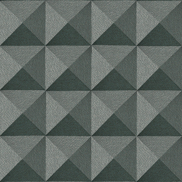 Veer Decor Woven Prism Green Wallpaper