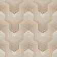 Veer Decor Embroidered Polygonal Dream Beige Wallpaper