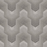 Veer Decor Embroidered Polygonal Dream Brown Wallpaper