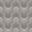 Veer Decor Embroidered Polygonal Dream Brown Wallpaper