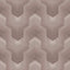 Veer Decor Embroidered Polygonal Dream Taupe Wallpaper