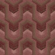 Veer Decor Embroidered Polygonal Dream Red Wallpaper