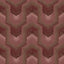 Veer Decor Embroidered Polygonal Dream Red Wallpaper