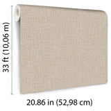 Veer Decor Textured Thread Beige Wallpaper