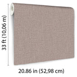 Veer Decor Textured Thread Taupe Wallpaper