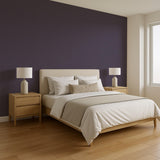 Veer Decor Textured Thread Purple Wallpaper