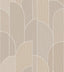 Veer Decor Stitched Arches Beige Wallpaper