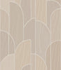 Veer Decor Stitched Arches Beige Wallpaper