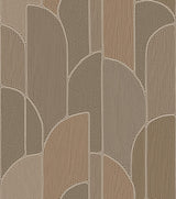 Veer Decor Stitched Arches Sage Wallpaper