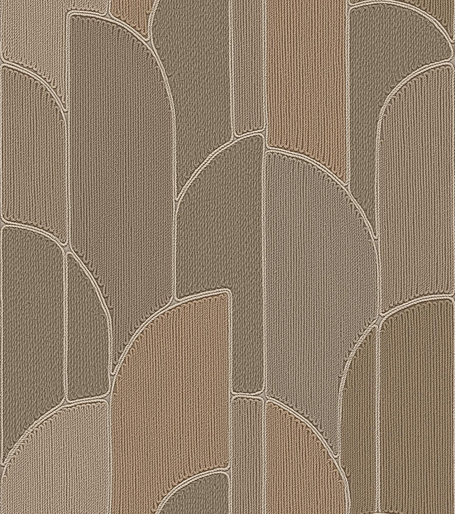 Veer Decor Stitched Arches Sage Wallpaper
