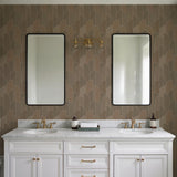 Veer Decor Stitched Arches Sage Wallpaper