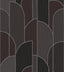 Veer Decor Stitched Arches Black Wallpaper
