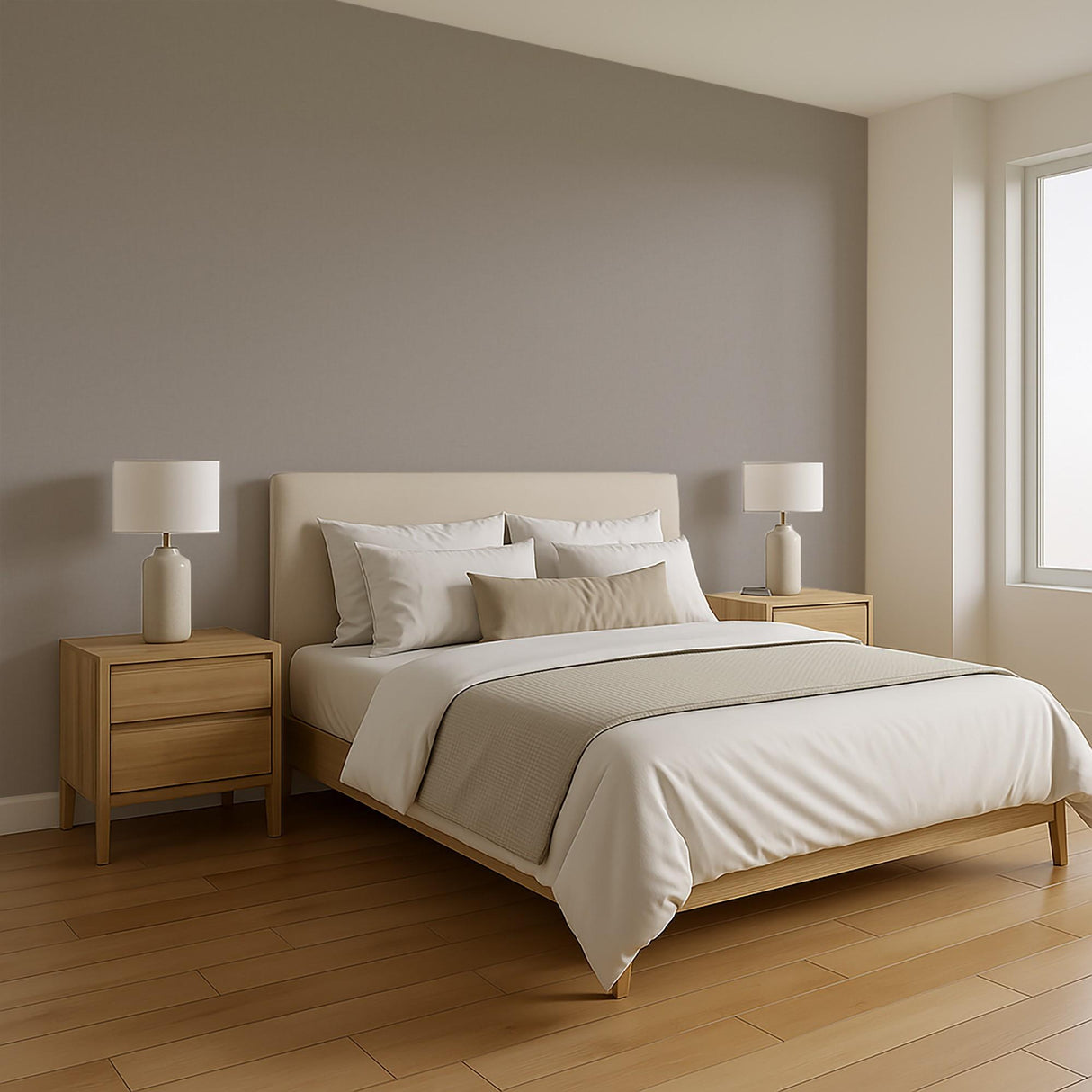 Veer Decor Exclusive Thread Taupe Wallpaper