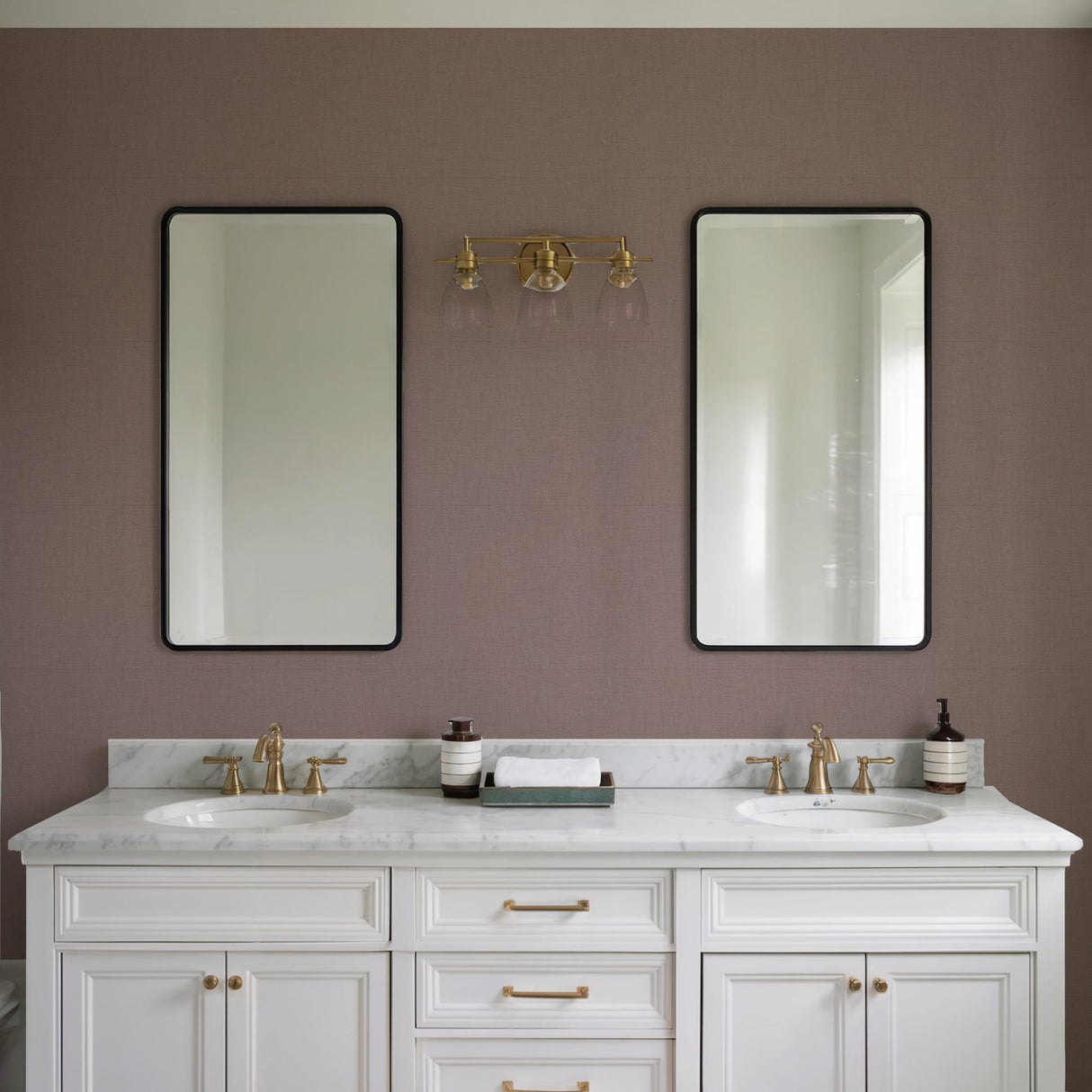 Veer Decor Exclusive Thread Purple Wallpaper