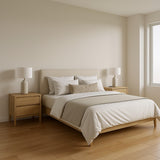Veer Decor Wicker Cube White Wallpaper