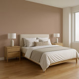 Veer Decor Textured Weave Plain Gold Wallpaper