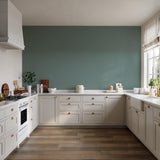 Veer Decor Textured Weave Plain Blue Wallpaper