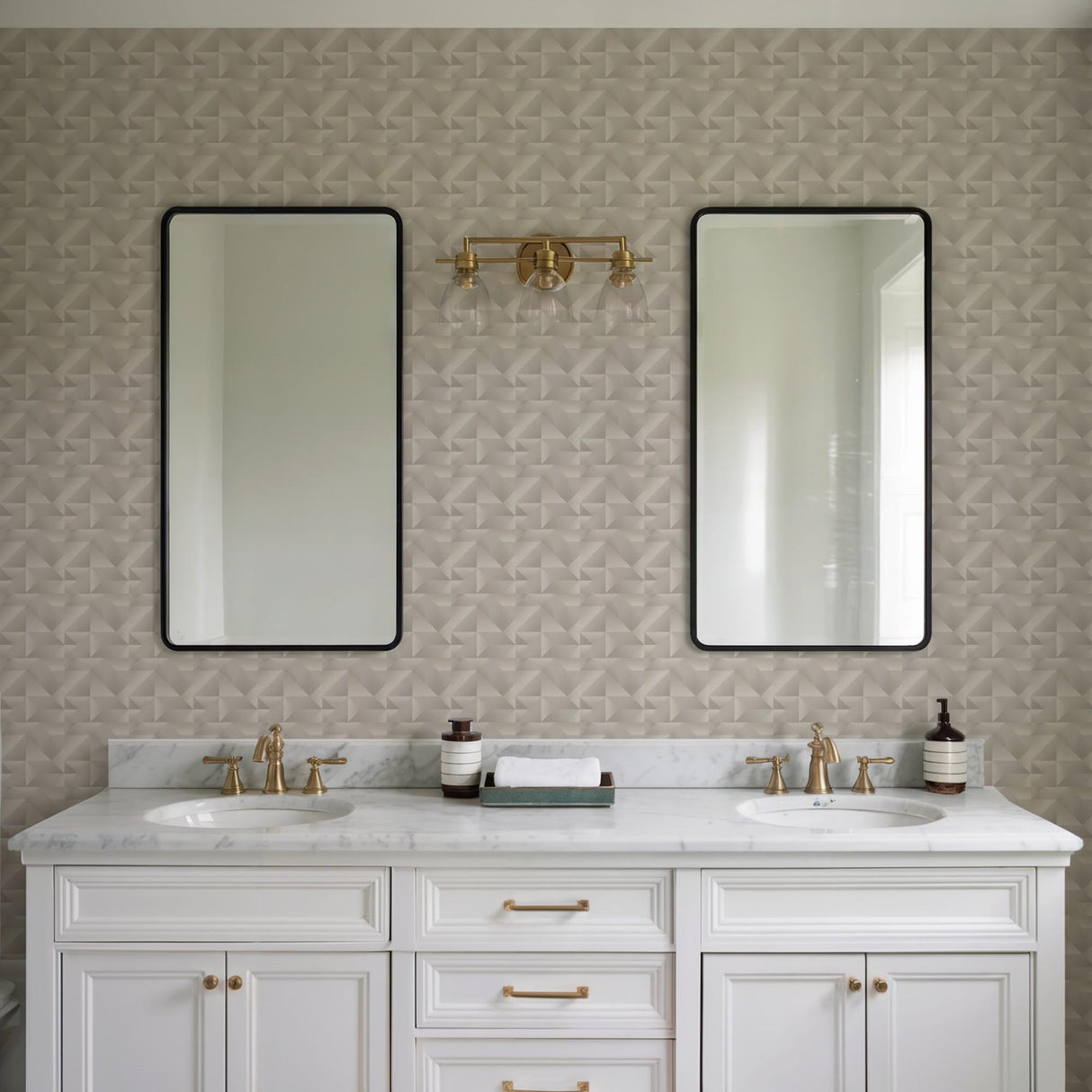 Veer Decor Prism Threads Grey Wallpaper