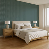 Veer Decor Prism Threads Teal Wallpaper