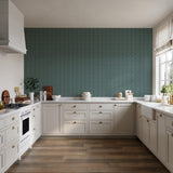 Veer Decor Prism Threads Teal Wallpaper