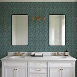 Veer Decor Prism Threads Teal Wallpaper
