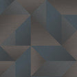 Veer Decor Prism Threads Blue Wallpaper