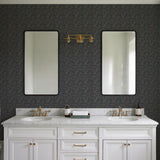 Veer Decor Prism Threads Blue Wallpaper
